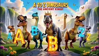 ABC Dinosaur Song For Kids |ABC Phonics| A to Z Dinosaurs: Roaring Adventures with the Ancient Kings