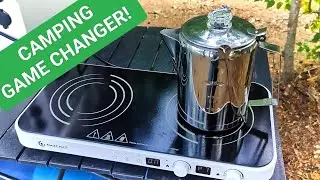 LOVE THIS THING! The AMZCHEF Dual induction cooktop with griddle. Full Review!