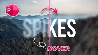 How do I BLUR the Text when PowerPoint in Idle?⚡ Mouse Over Action ⚡