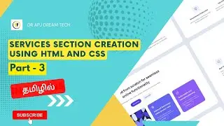 Web site services section using HTML and CSS - Part 3