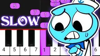Sailor Man Slow Easy Piano Tutorial