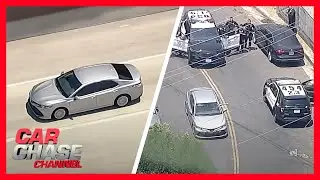 Stolen car suspect leads police on high-speed chase through San Fernando Valley | Car Chase Channel