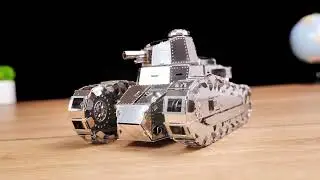 Tank series: Renault FT-17 NIMBLE FIGHTER mechanical model in details (updated version)