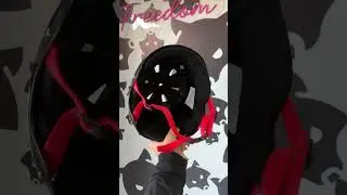 Capacete Niggli Iron Preto c/ Fita Vermelha