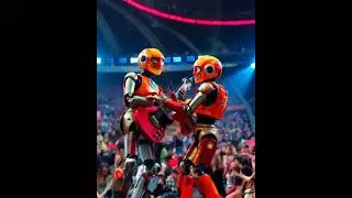 psychedelic robotic Robot band