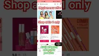 free sample products today|Shop at Rs 1 | myglam new offer #freesamples #freesampleproductsinindia