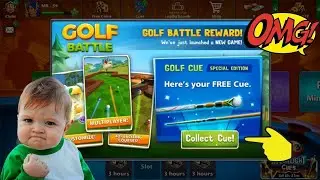 USING THE FREE CUE BY MINICLIP &hearts;️........GOLF BATTLE CUE 🔥🔥🔥