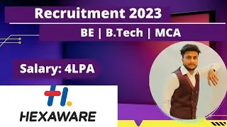 Hexaware Mass Hiring For 2023 Batch | Hexaware Recruitment 2023 | Hexaware Off Campus Drive for 2023