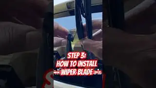 How to Install Rear Wiper Blade. Highlander. Step 3 #shorts