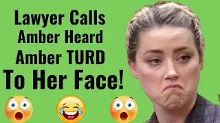 Lawyer Calls Amber Heard, Amber TURD Right To Her Face in Johnny Depp vs Amber Heard Trial