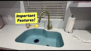 This Brushed Gold Bar Sink Faucet Looks Way More Expensive Than It Is