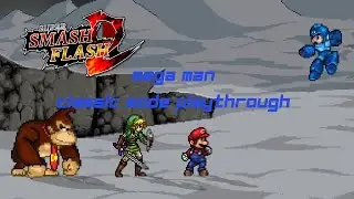 Super Smash Flash 2 - Mega Man Classic Mode Playthrough
