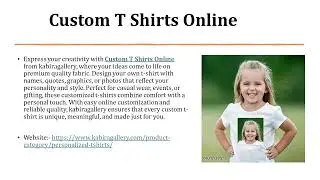 Custom T Shirts Online