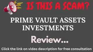 Primevault-assets.com Review: THIS IS A SCAM? (Primevault Assets Investment)