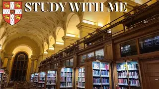 Cambridge University Library Ambience | 1 HOUR - Study with me [Medicine]