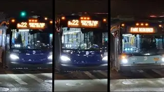 Mta Mabstoa: 2016 Nova LFSA #5471 & a 2025-2027 New Flyer XD60 #6299 And #6297 on the Bx22 