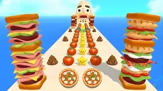 Sandwich Runner - All Levels Walkthrough Android/iOS New Update EP89