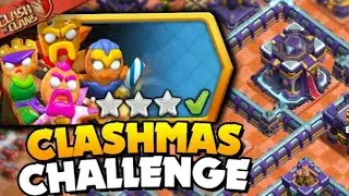 EASILY 3 STAR THE CLASHMAS GINGERBREAD CHALLENGE (CLASH OF CLANS)