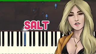 🎹 ava max - salt (Piano Tutorial Synthesia)❤️♫