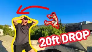 PARKOUR, but he JUMPED OFF a ROOF...