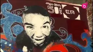 Nouvelle fresque dans un plaine de jeux rue Blaes.