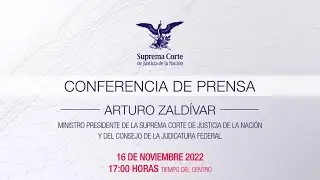 Conferencia de Prensa Ministro Presidente Arturo Zald&iacute;var