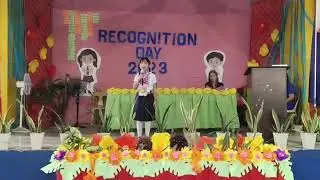Grade 3 Recognition Speech of Clake Sario. 🩷