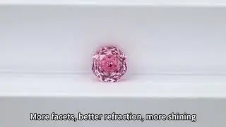 Octagon Millennium Rose Cut Padparadscha Cubic Zirconia