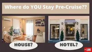 Where do you stay Pre/Post Cruise?? Let's Talk! Cruiseday Tuesday Live!