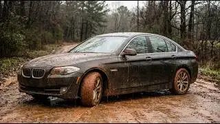 Extremely Dirty Blue BMW 5 Series 2012 Deep Cleaning ASMR | Luxury Car Restoration