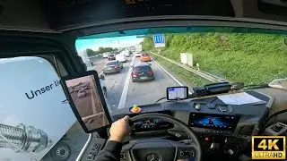 ПО ФРАНКФУРТУ НА ГРУЗОВИКЕ | MERCEDES MP5 | ASMR