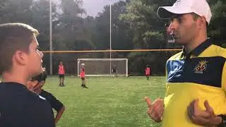 Orientation and Learning phases of soccer C license with Villarreal Academy in Virginia
