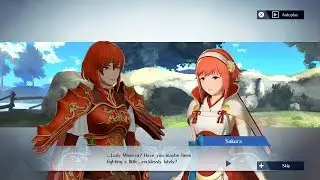 Fire Emblem Warriors - Minerva & Sakura Support Conversation