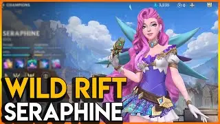 Yeni Şampiyonu LoL Mobil'de Oynadım! | Wild Rift Seraphine Oynanış