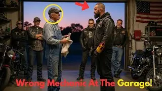 Bikers Mess With The Wrong Mechanic At The Roadside Garage