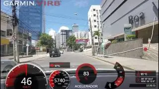 Garmin VIRB XE - Teste Sensor OBD2 - ELM237