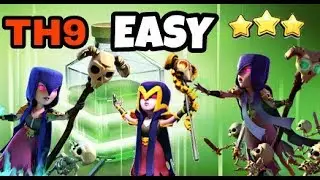 This is the EASIEST OP TH9 3 Star War Attack Strategy / SURE 3 STARS / Clash Of Clans 2017