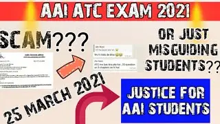 Justics for aai exam student || exam paper leaked true or misleading students || AAI (ATC) EXAM 2021