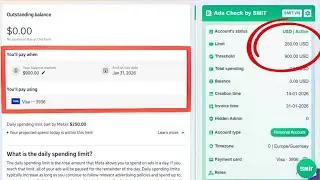 Facebook Threshold $900 | Facebook Threshold Method 2026 | Facebook Funds Account @TikPin_Method 