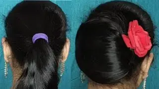 💃Amazing Hairstyle In Easy Method|Beautiful Juda Hairstyles For Wedding|Easy Bun Hairstyle For Party