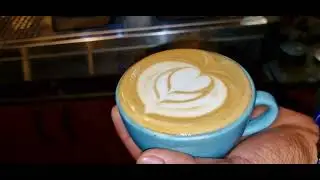 | Created A Heart & Swan latte art  Masterpiece  | cappuccino coffee lovers | coffee time  ! Latte  