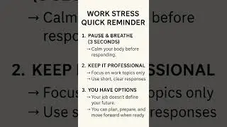 Work stress reminder #motivation #workoutmotivation #workstress #inspiration
