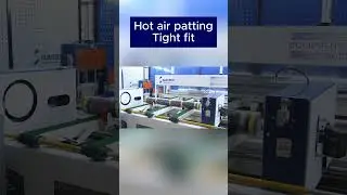 Fully automatic packaging, new technology! Heat sealing + hot blowing shrinking and patting