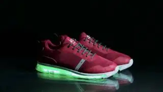 Wize&Ope - Hype8 Kicks - Music Synch - Smart Sneakers - Red