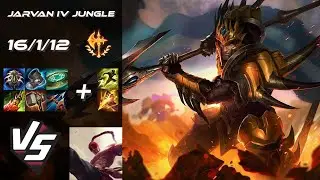JUNGLE Jarvan IV vs Lee Sin - EU Grandmaster Patch 25.23