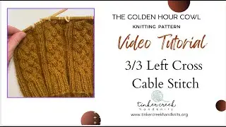 How to do a 3 over 3 Left Cross Cable in Knitting