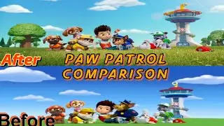 Paw Patrol Theme Song Comparison || New Pipeline & Old Pipeline ||