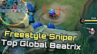 Moment Freestyle Sniper Beatrix | Bisa Putar Langsung Banting Aim 🔥 | MLBB