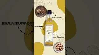 Ramaani Walnut Oil: Pure, cold-pressed, and delicious! 🥗#pureoil