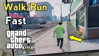 How to Run Fast in GTA 5 keyboard | How to Walk Fast in gta 5 Pc